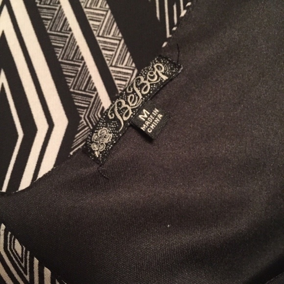 Bebop Dress Medium Black Gray 28" Elastic Waist - Picture 4 of 7